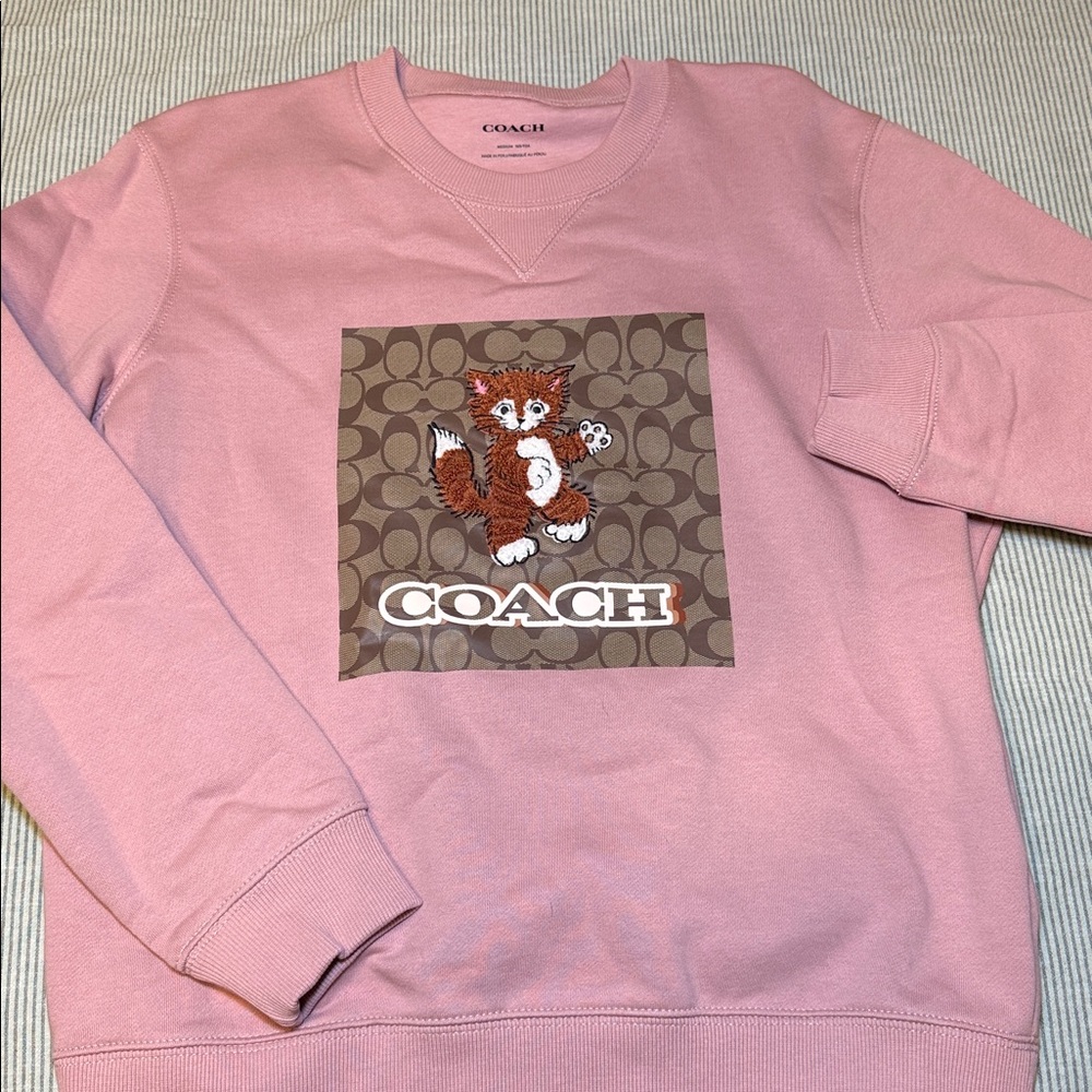 Coach Pink Sweatshirt